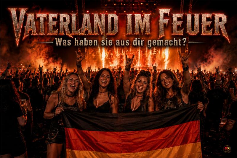 Vaterland im Feuer Poster XXXL